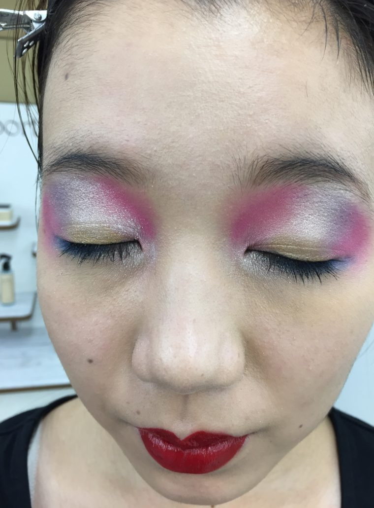 スチールラメメイク