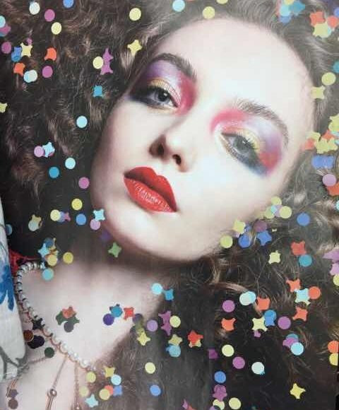 スチールラメメイク