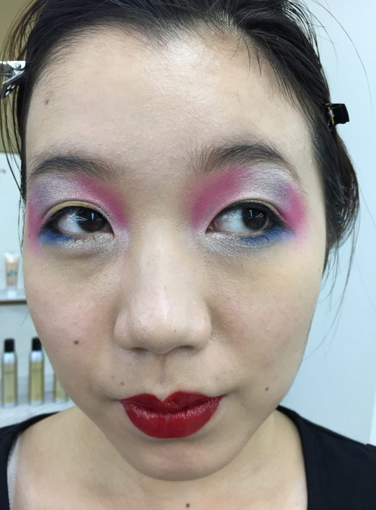 スチールラメメイク